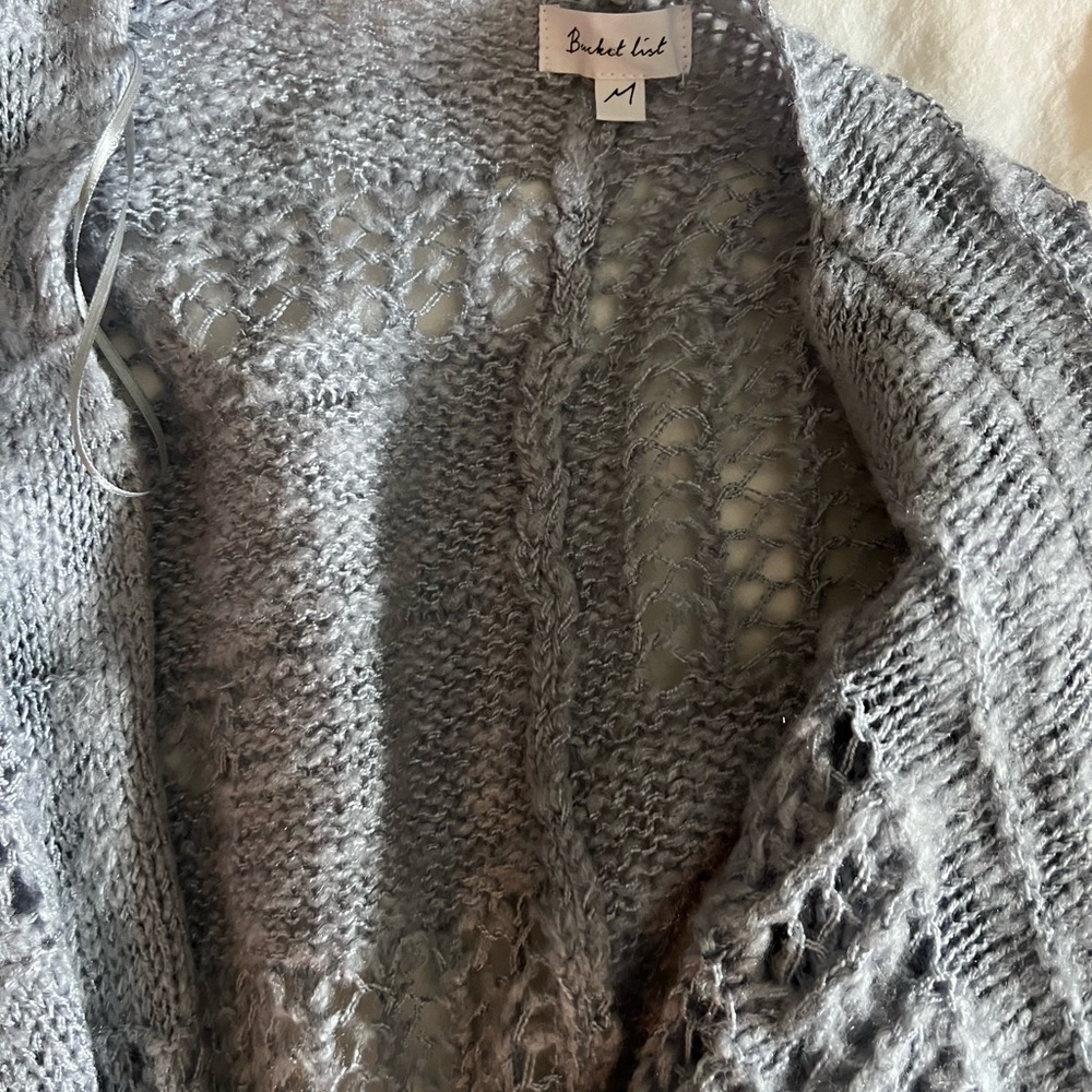 Boho lilac cardigan